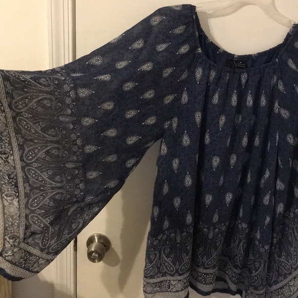 Blue Paisley Tunic - Picture 2 of 2